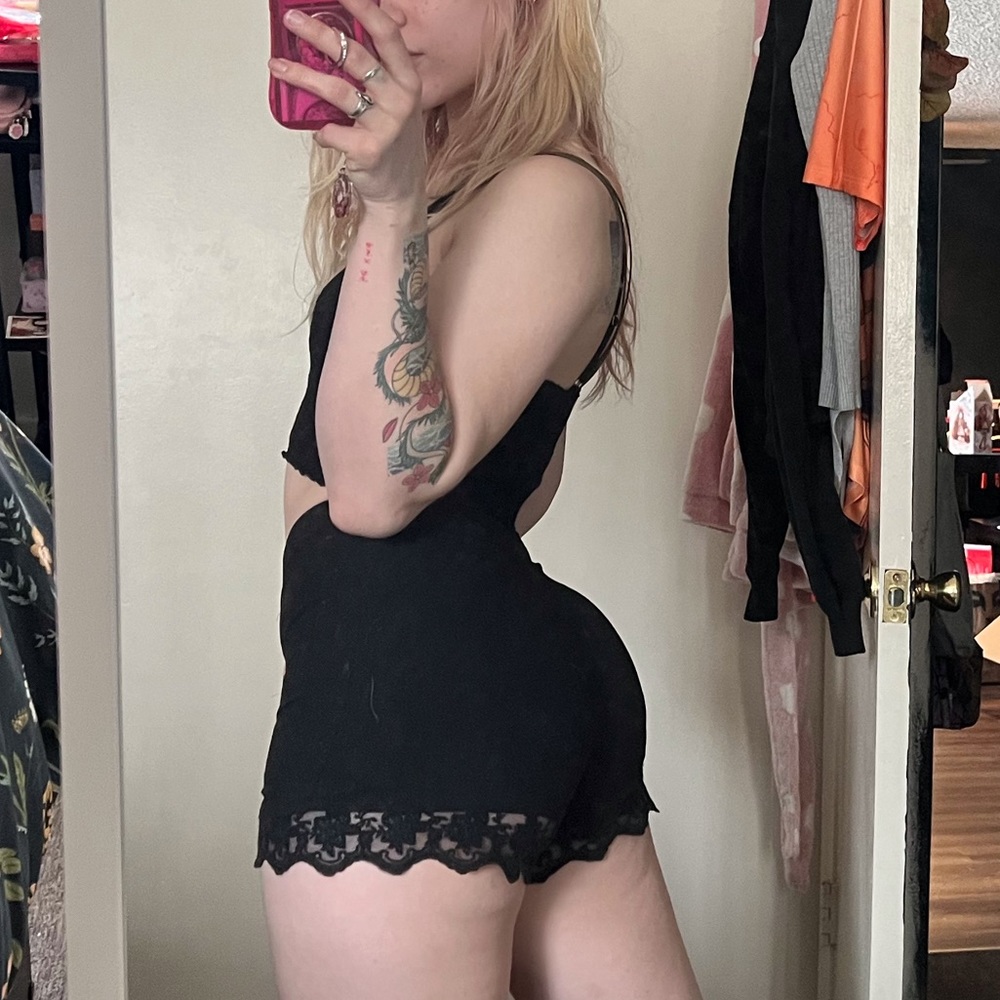 Forever21 Black Lace Shorts